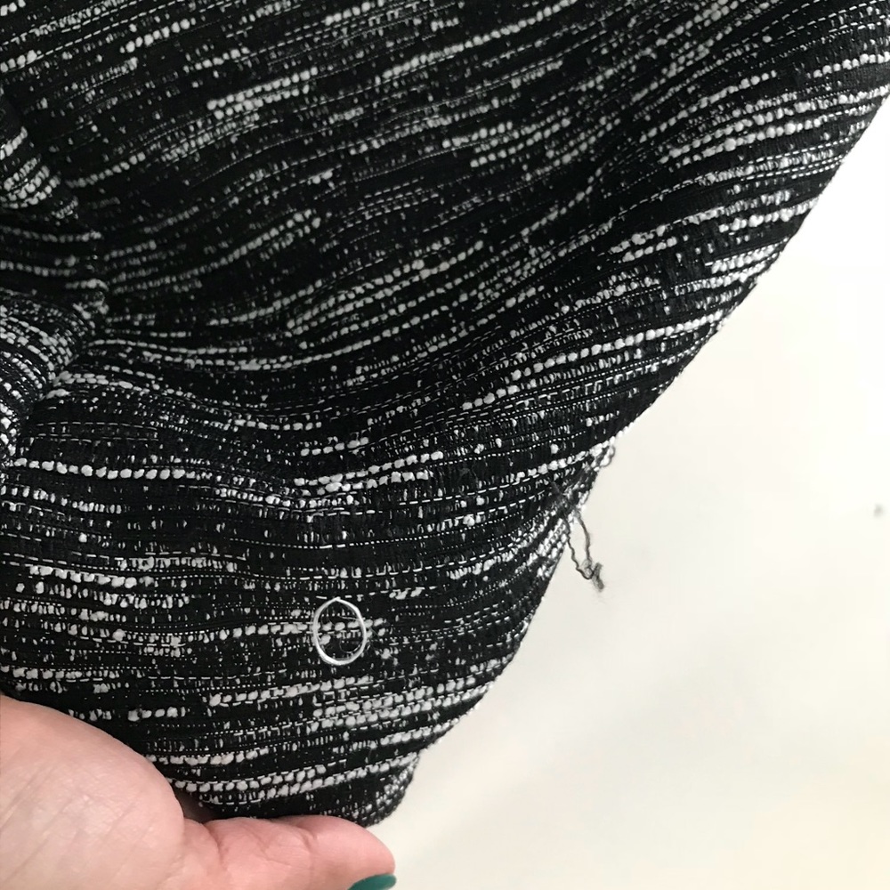 Tahari black and white knee length dress - Picture 5 of 7